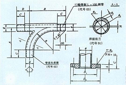 低合金稀土耐磨鋼彎管結(jié)構(gòu)